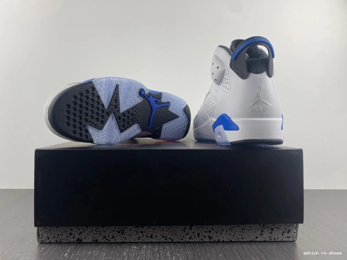 Cheap Blue Retro Air Sport 6 (2014) 384664-107 Jordan 0716
